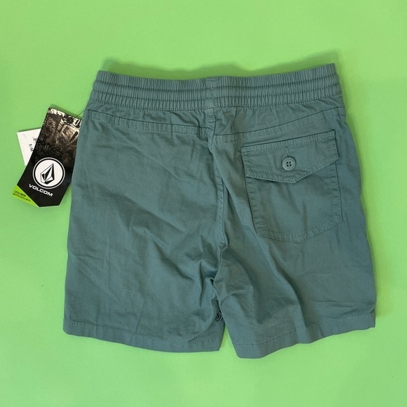 Volcom Teal Boys Shorts - Picture 4 of 6